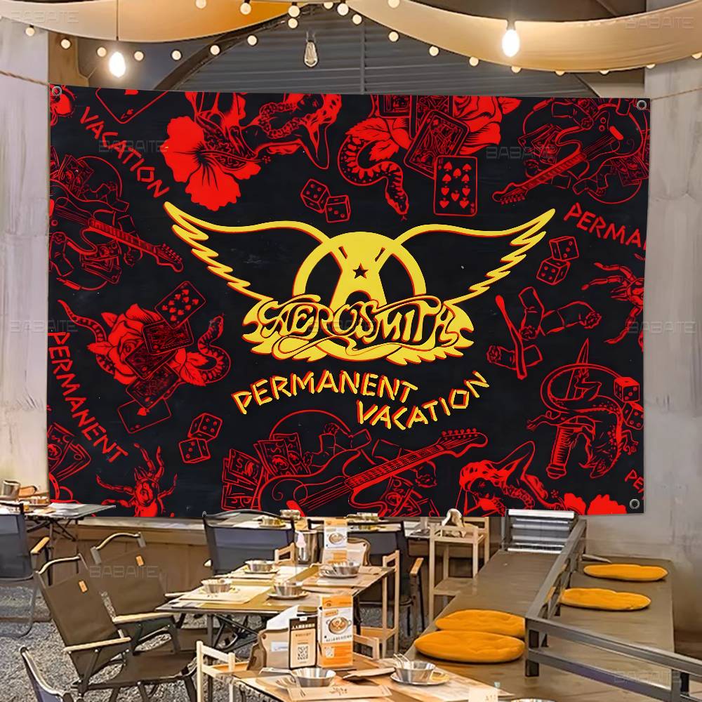 Commercial Printing Company - Klasik Rock Grubu A-Aerosmith Gelişmiş Baskı