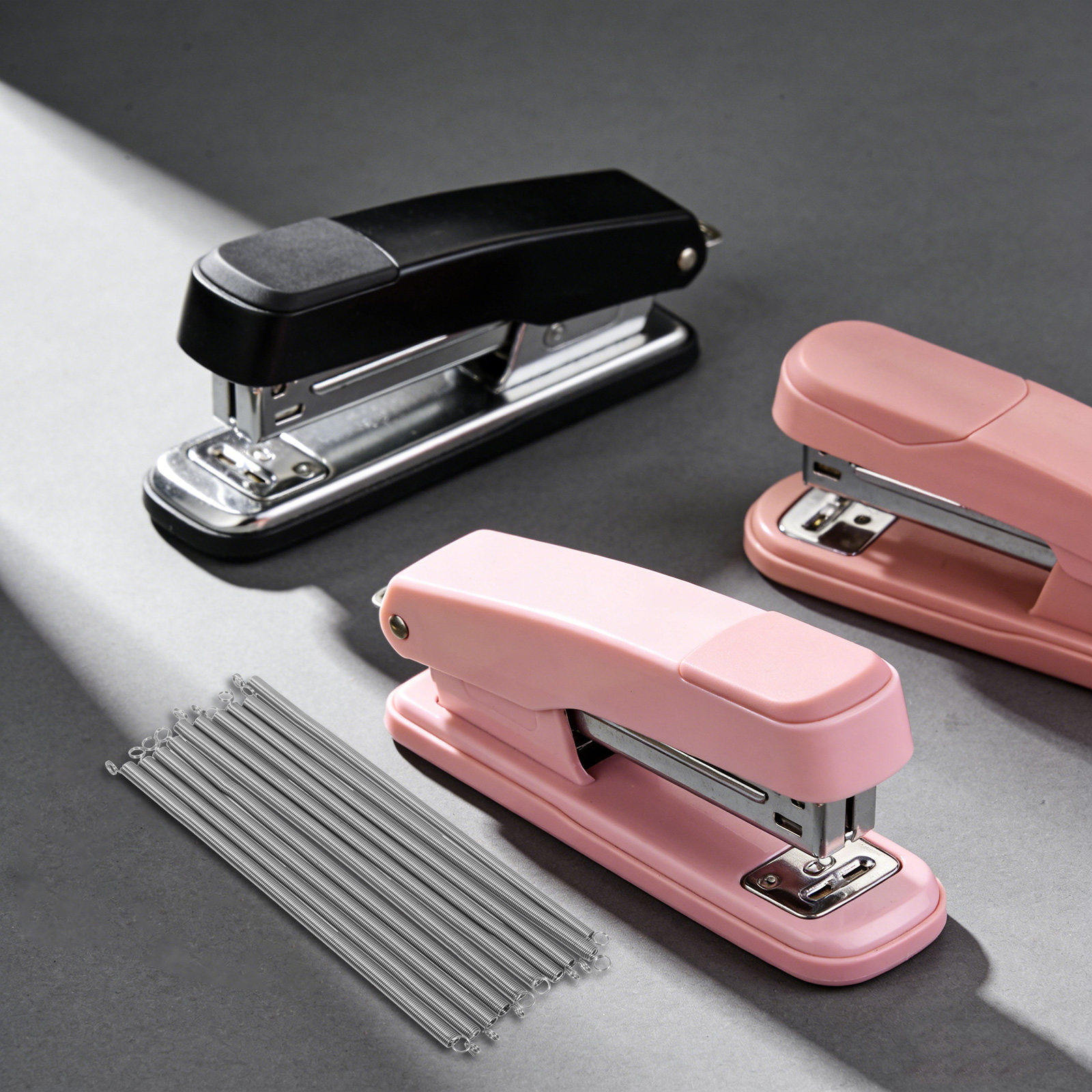 Stapler Heavy Duty - 10 Adet Çift Kancalı Gergi Yayı,