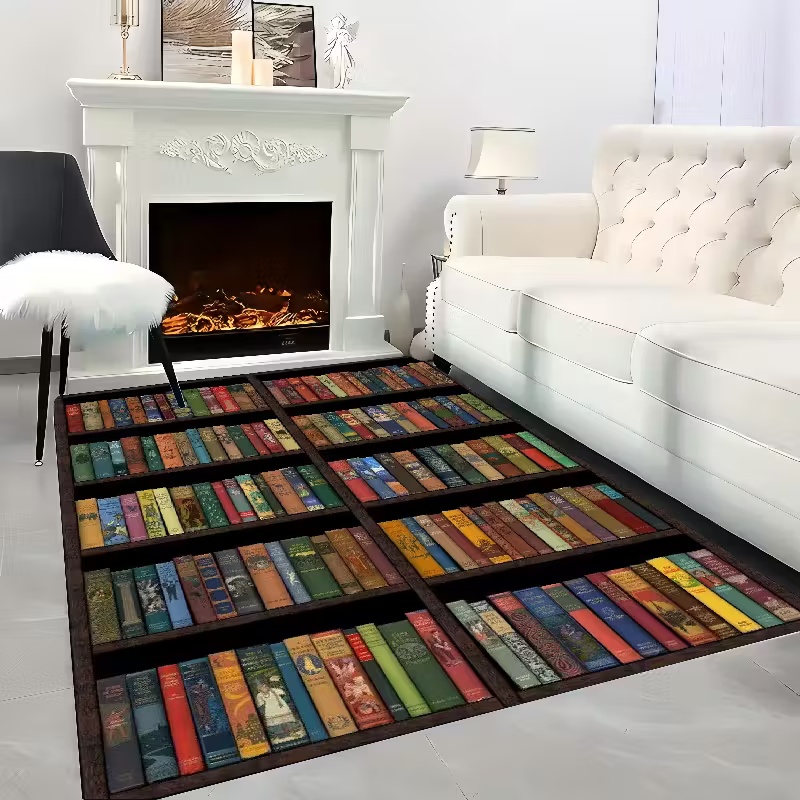 Commercial Book Printing Machines - Gençler için kitaplık halısı, çalışma odası