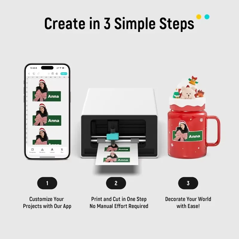 Photo Printer - PixCut S1 Hepsi Bir Arada Etiket