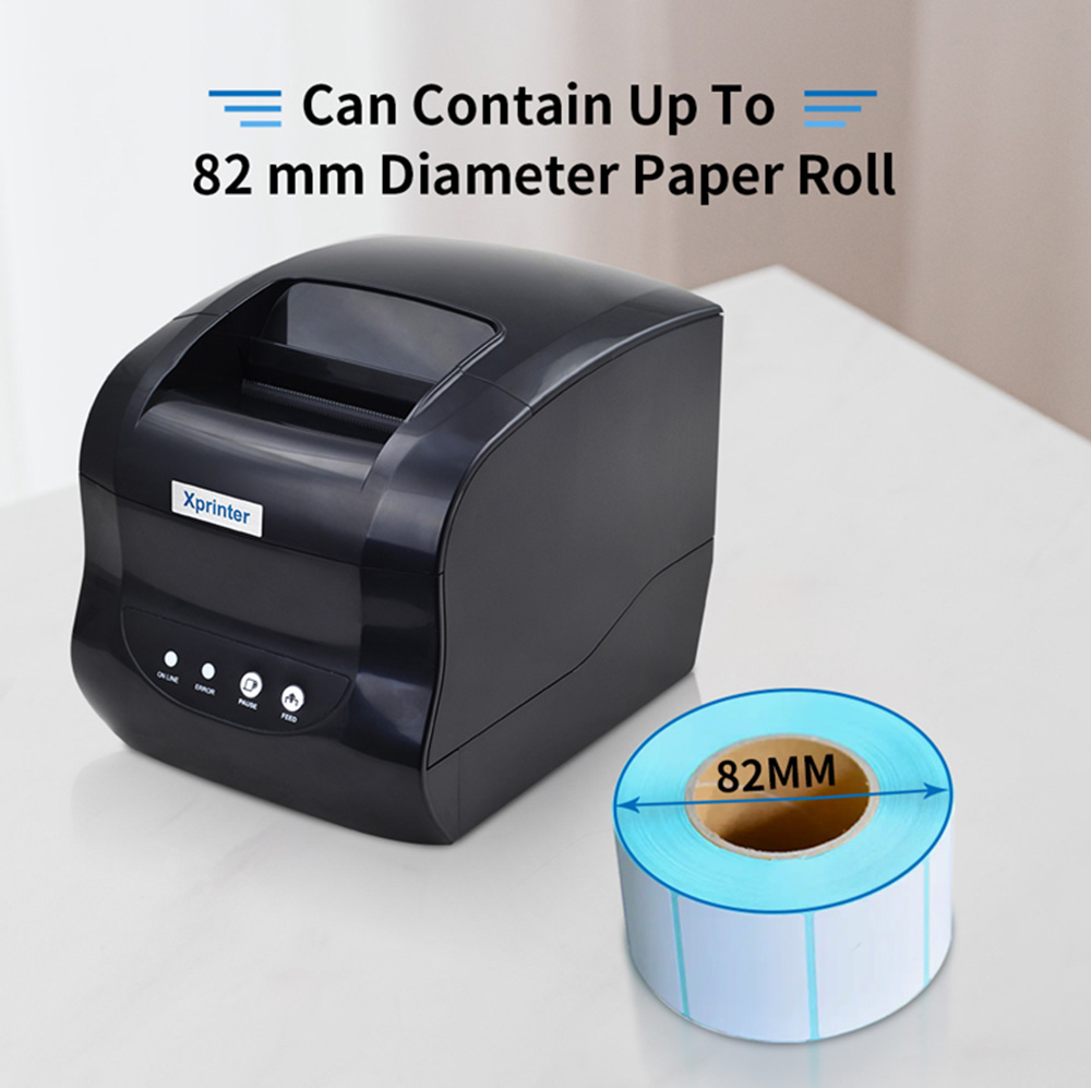 Xprinter 365B termal etiket ya - Commercial Book Printing Machines incelemesi ve fiyatı