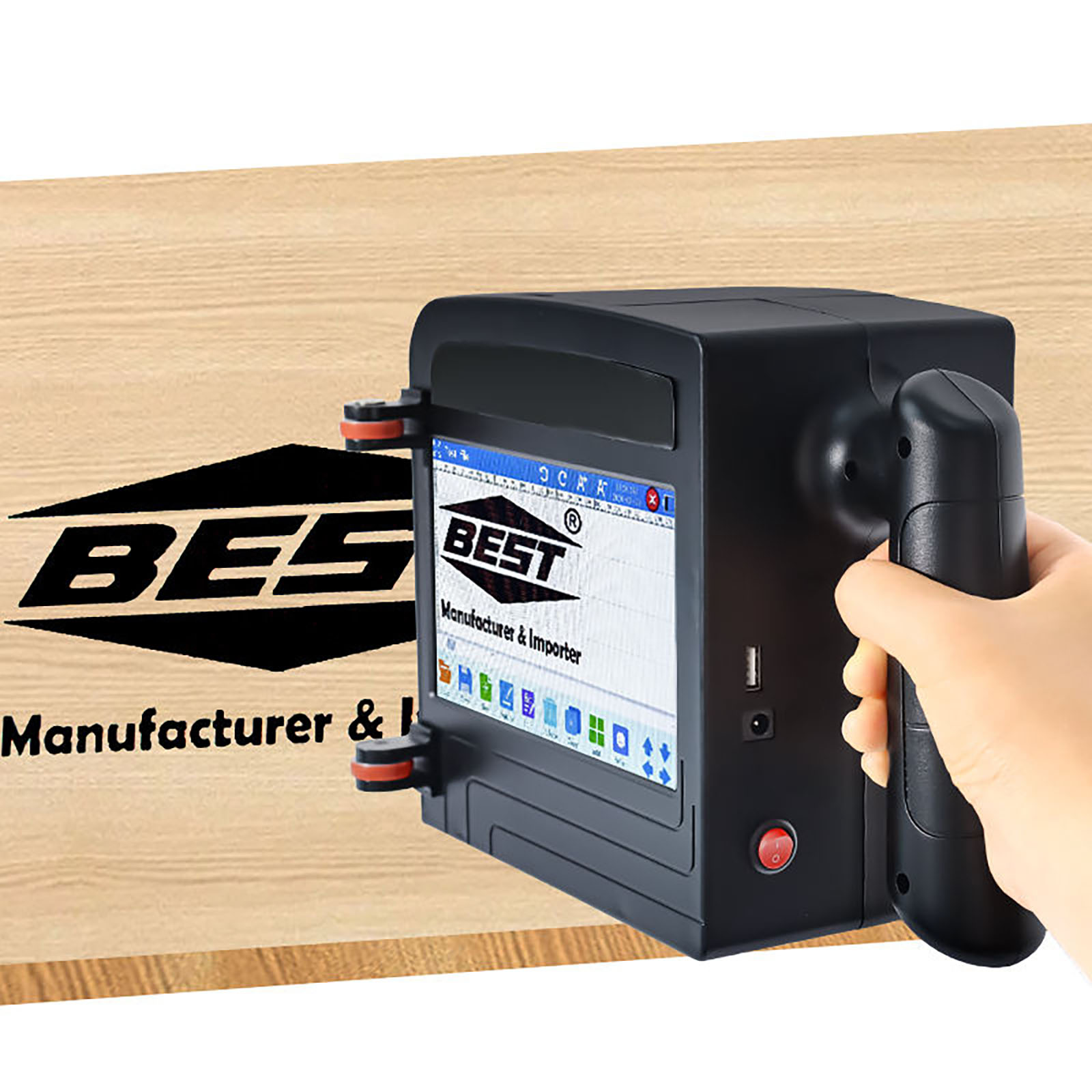 ZM-C100 10CM Taşınabilir El Ti - Barcode Printer incelemesi ve fiyatı