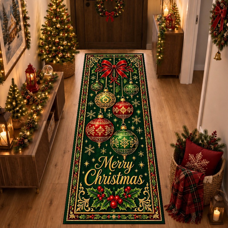 Noel Süsü Baskılı Yolluk Halı, - Commercial Fabric Printing Machine incelemesi ve fiyatı