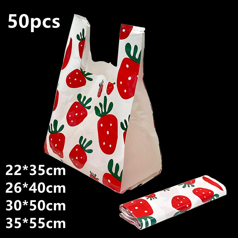 50 adet çilek yelek plastik to - Commercial Printing And Packaging incelemesi ve fiyatı